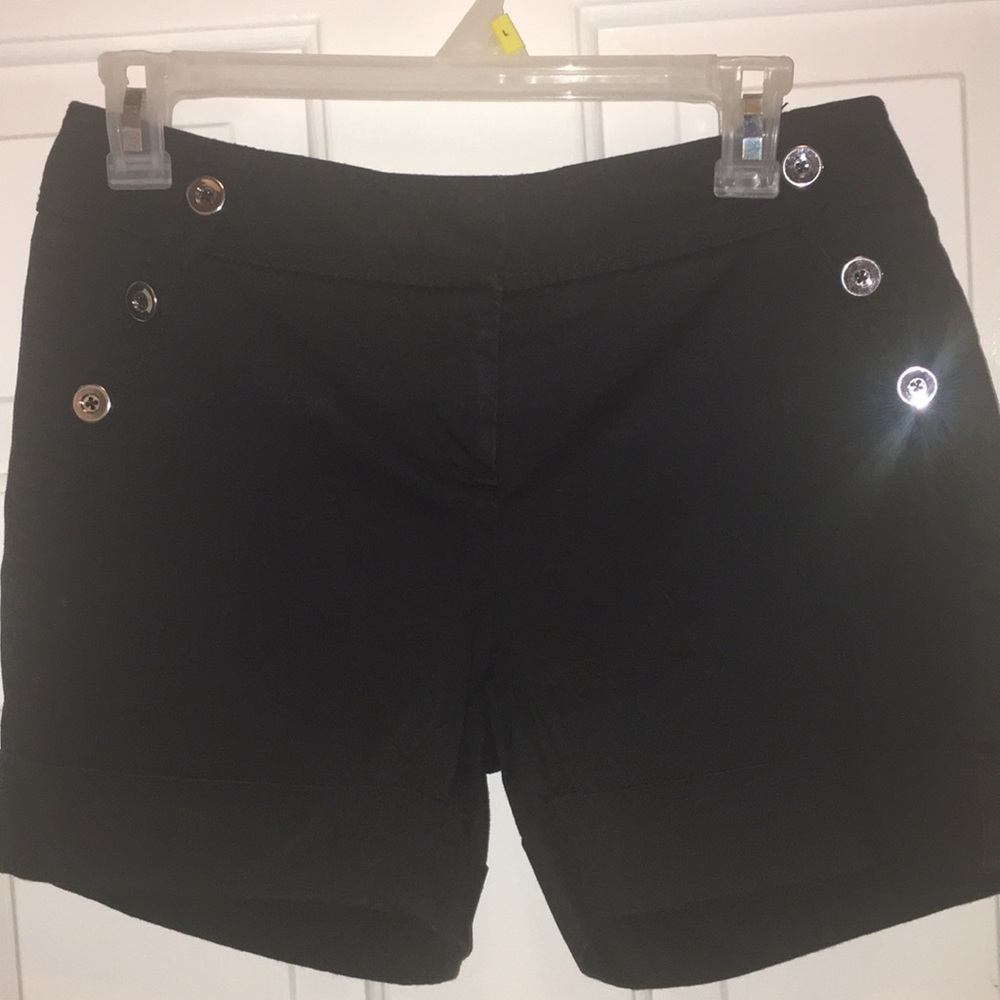 WHBM black shorts size 0